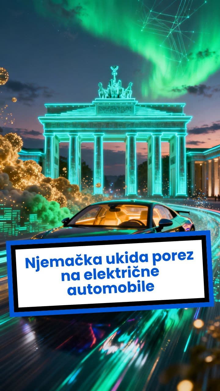 Njemačka ukida porez na električne automobile
