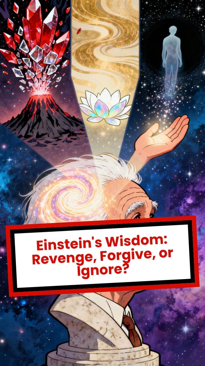 Einstein's Wisdom: Revenge, Forgive, or Ignore?