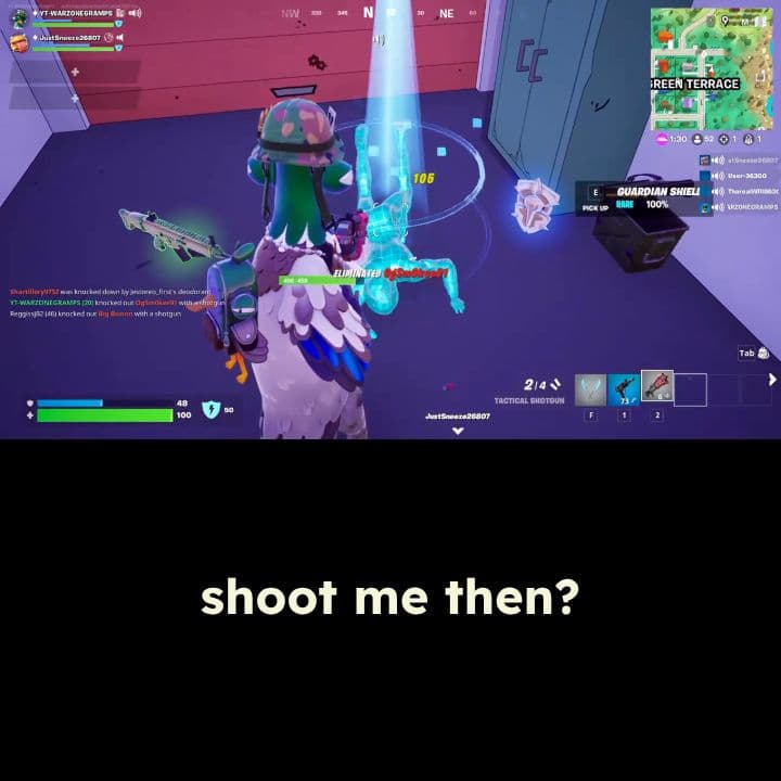 I'm Gonna Shoot You In The Butt Cheek