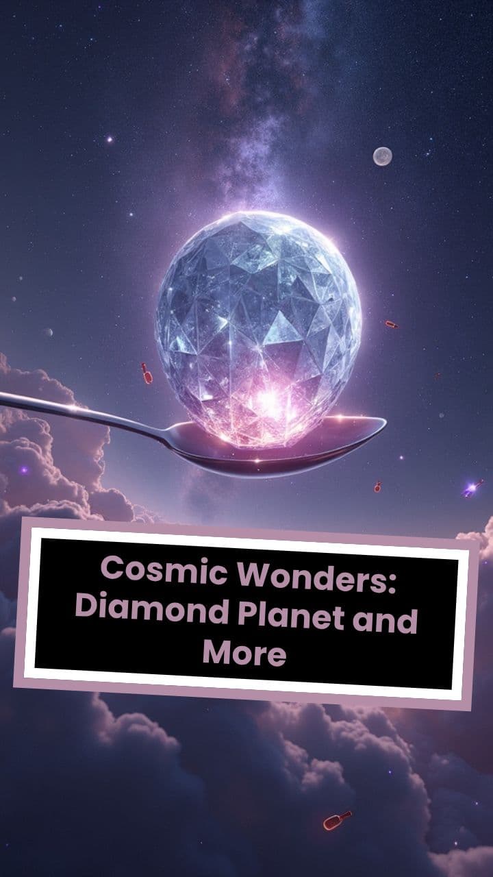 Cosmic Wonders: Diamond Planet and More
