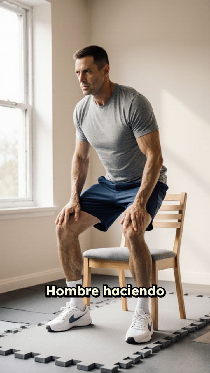 Ejercicio de levantarse y sentarse