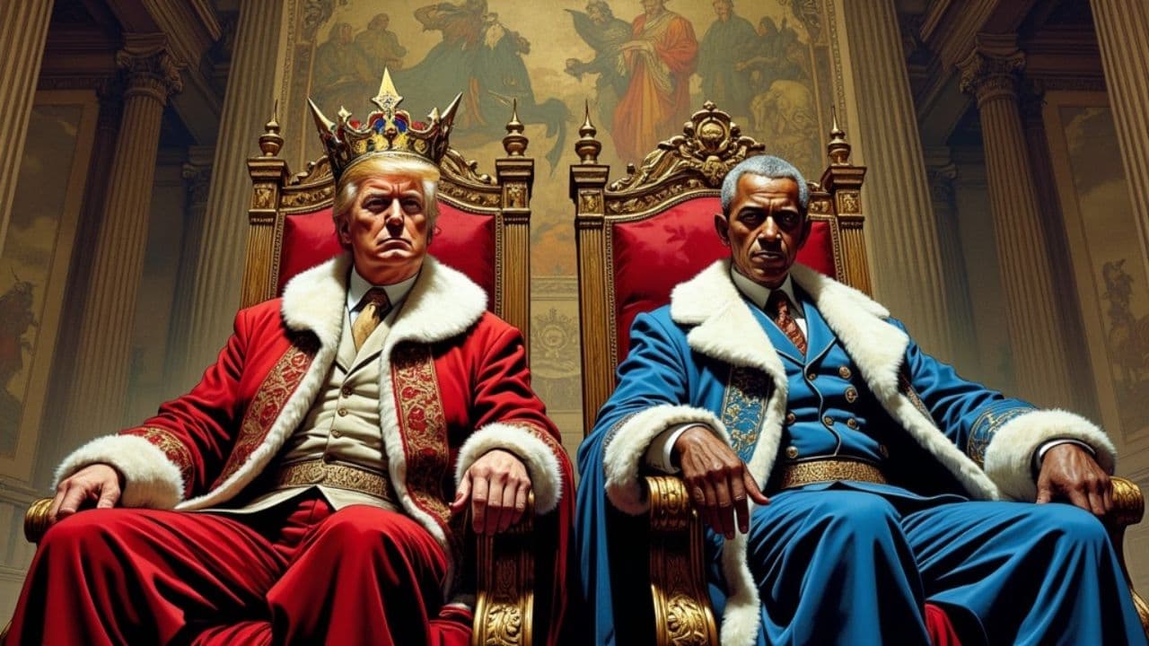 Royal Friends: Trump and Obama United