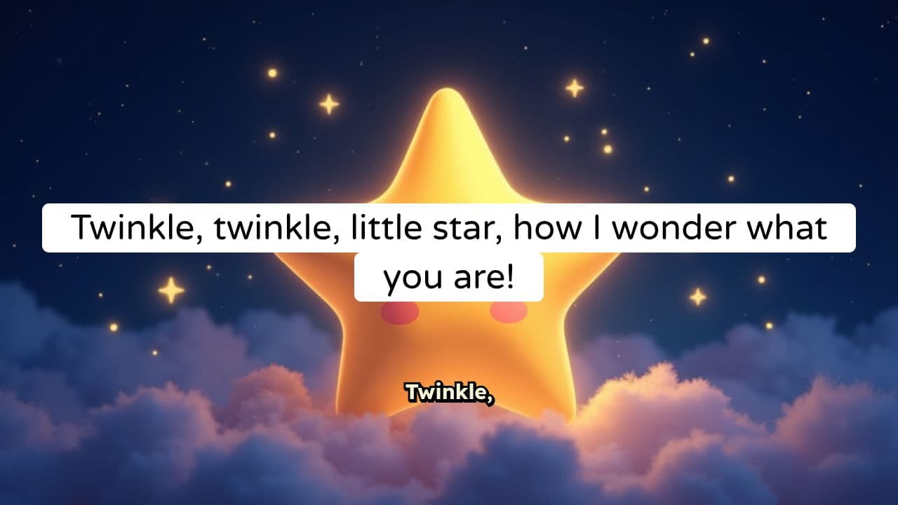 Twinkle Twinkle Little Star Bedtime Lullaby