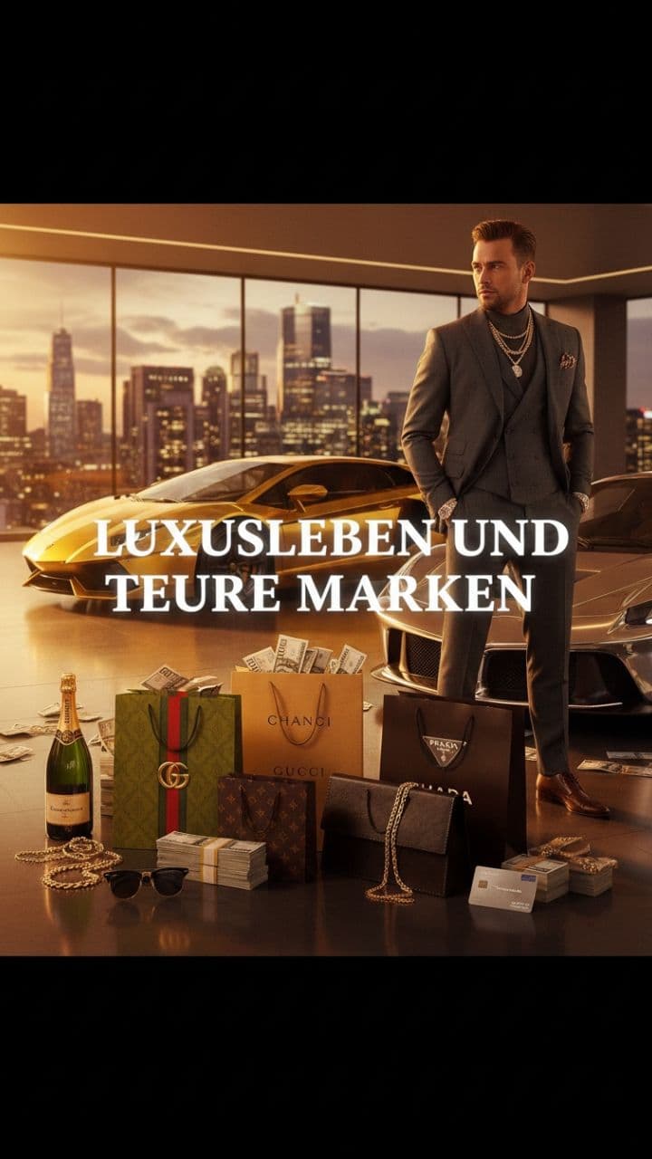 Luxusleben und teure Marken