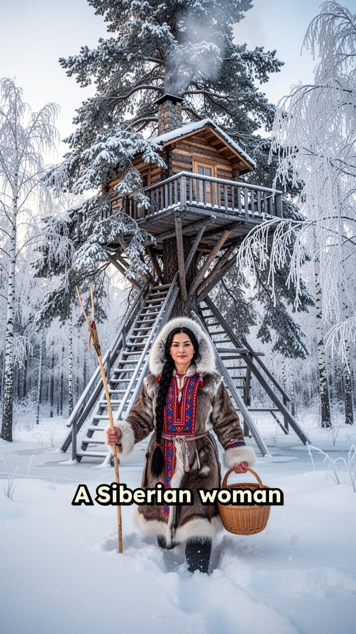 Treehouse Refuge from Siberian Tigers