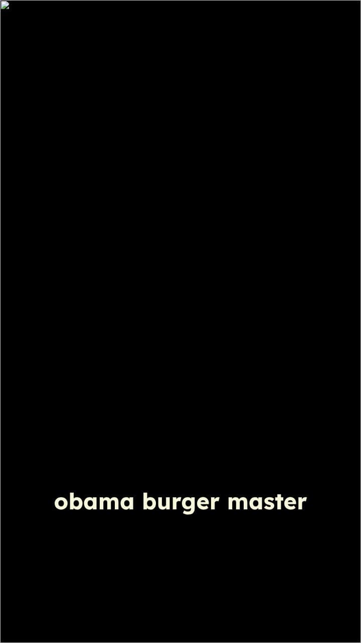 Obama: Burger Master