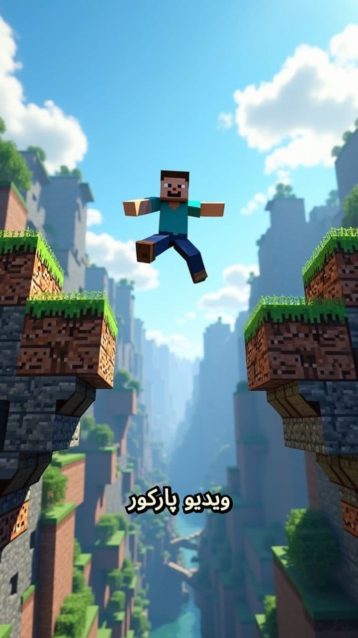 پارکور ماینکرافت برای یوتیوب