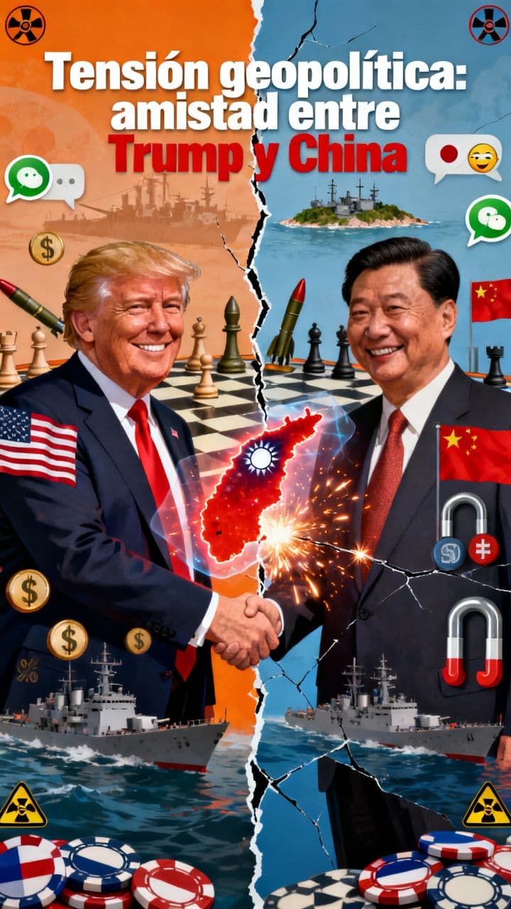 Tensión geopolítica: amistad entre Trump y China