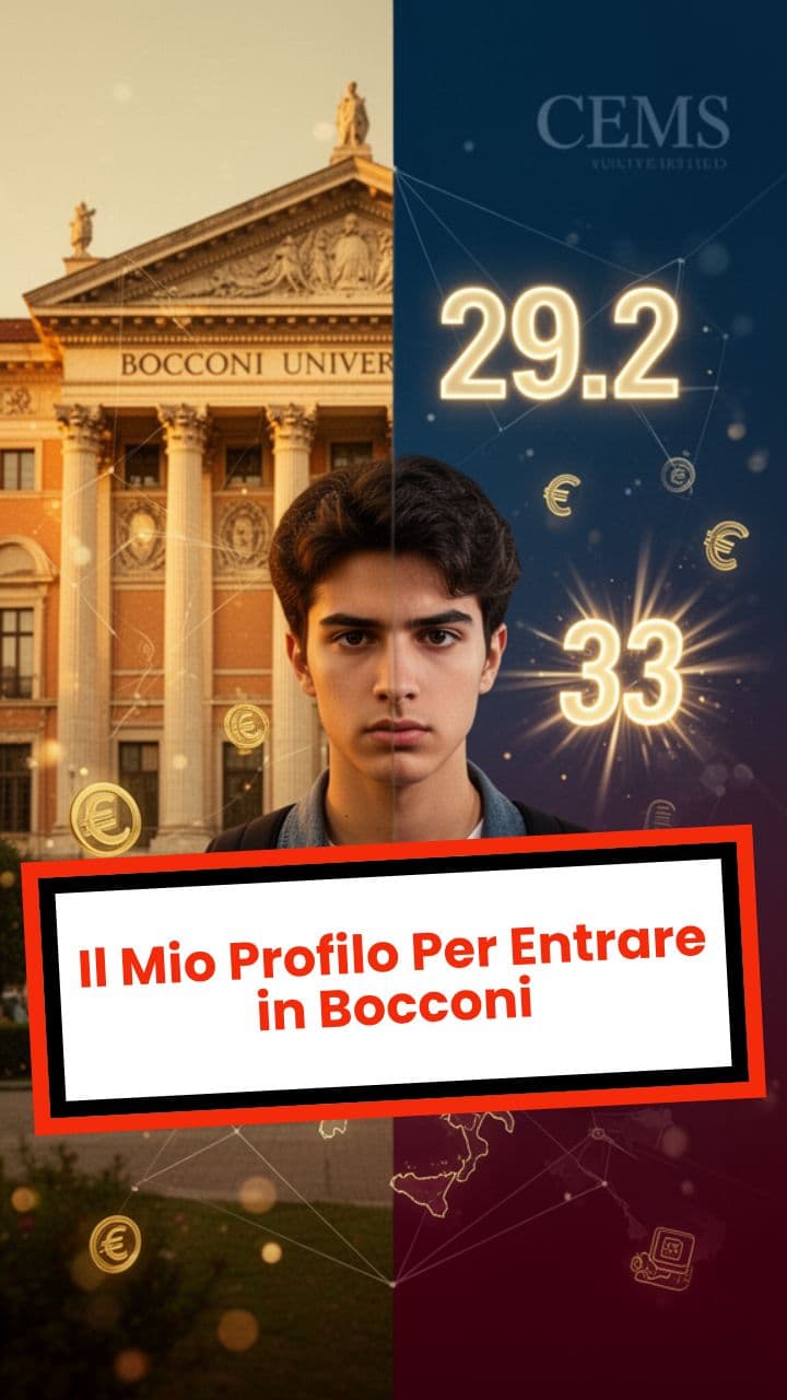Il Mio Profilo Per Entrare in Bocconi