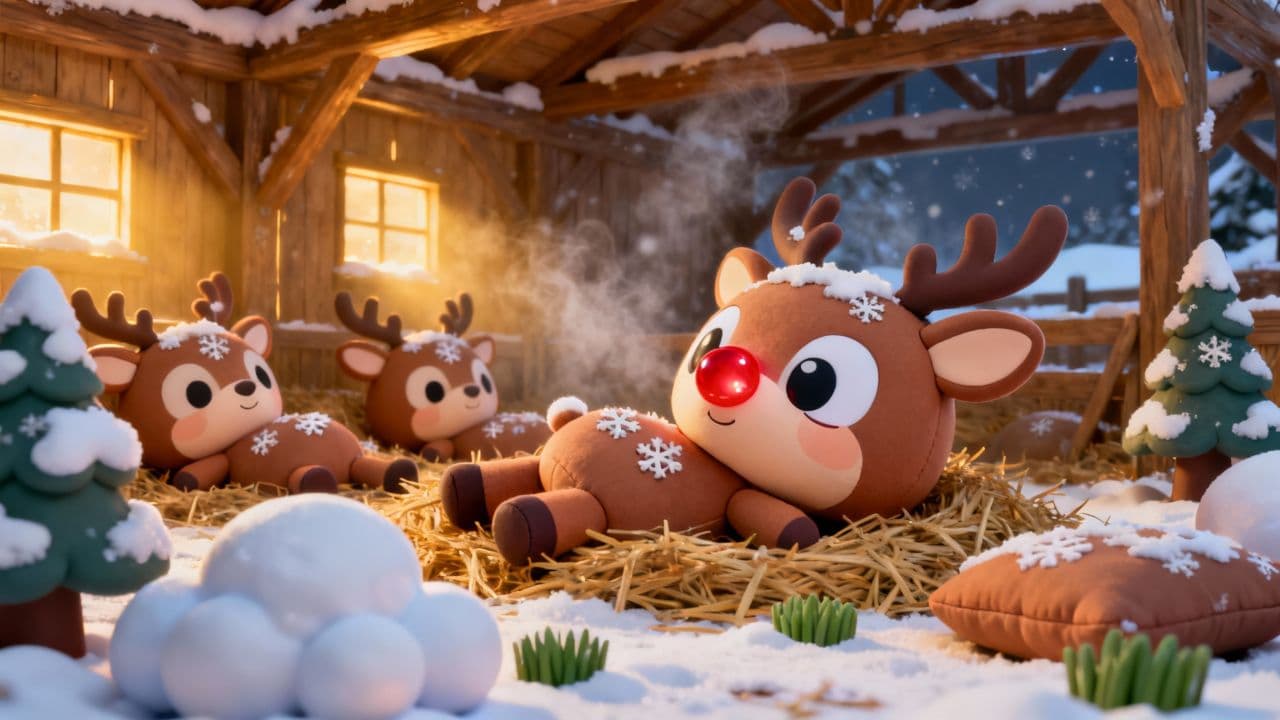 Reindeer Magic on Christmas Eve