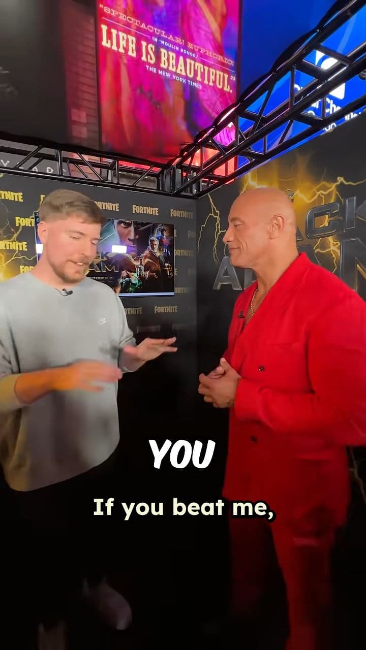 Rock, Paper, Scissors for $200,000 vs The Rock