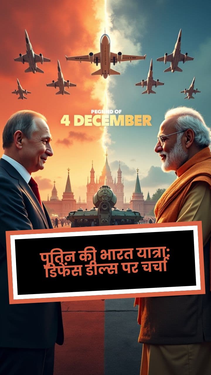 पुतिन की भारत यात्रा: डिफेंस डील्स पर चर्चा