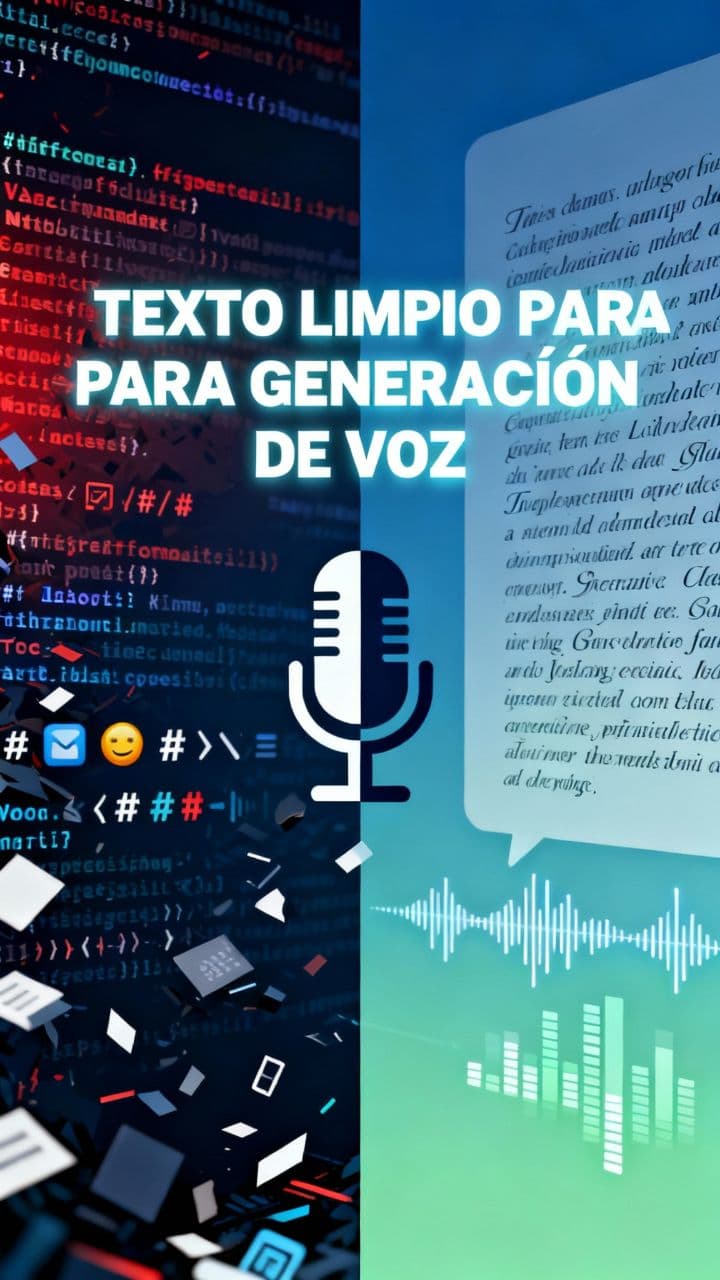 Texto limpio para generación de voz