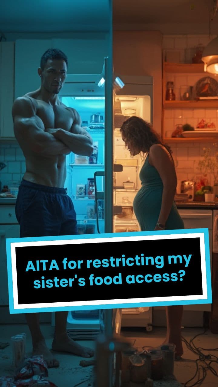 AITA for restricting my sister's food access?