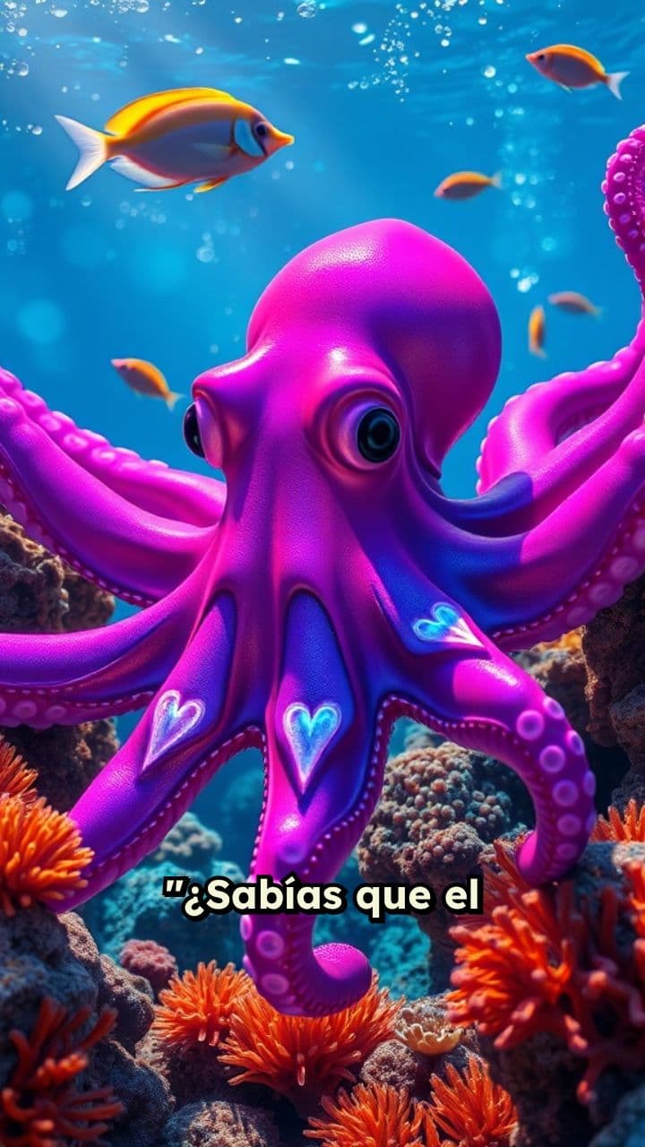 El sorprendente corazón del pulpo