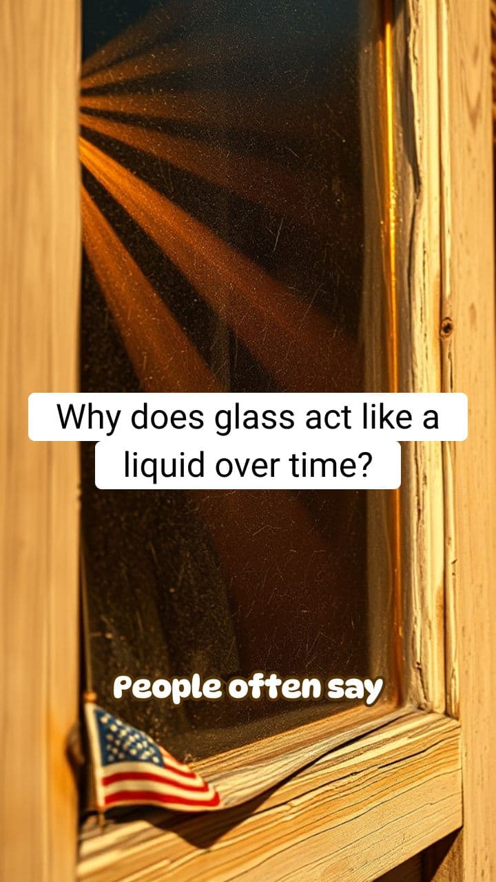 Why Does Glass Look Like a Solid but Behave Like a Liquid Over Time? | RapidSmartFacts