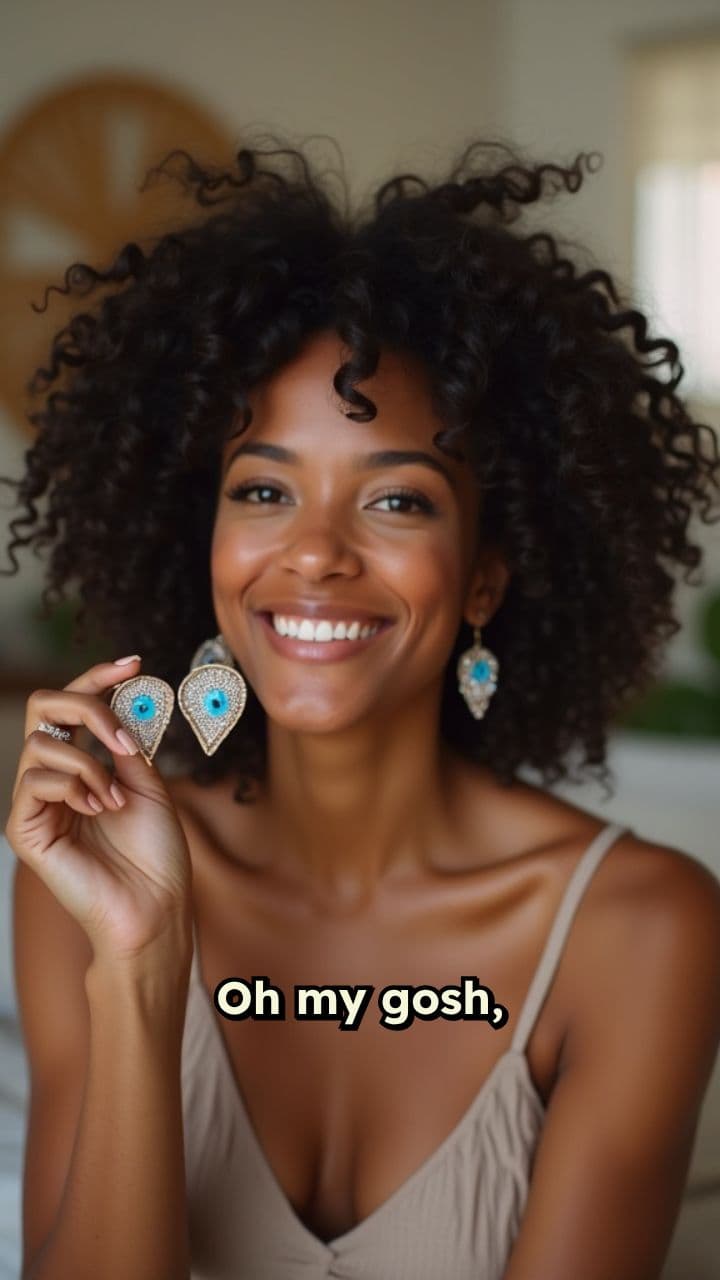 Protectively Stunning Evil Eye Earrings