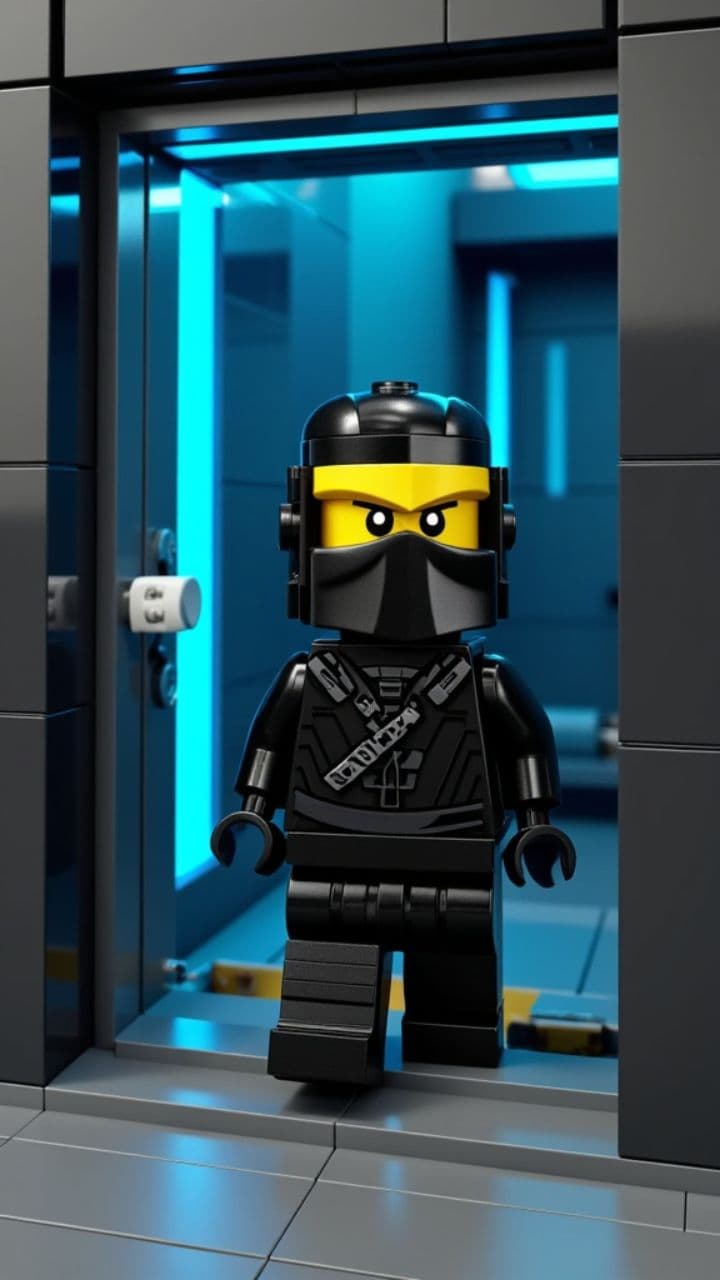 LEGO Ninja's Bathroom Blunder