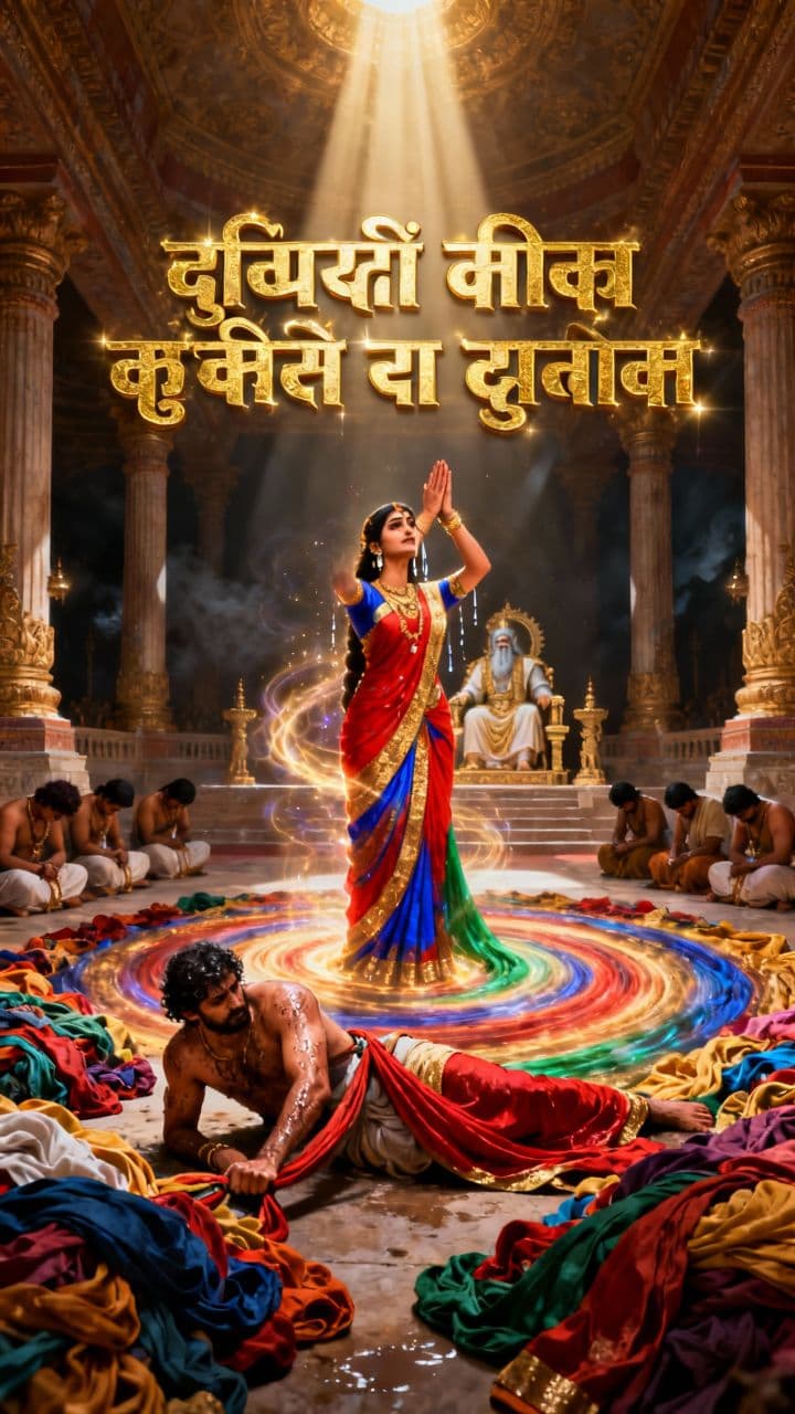 द्रौपदी की लाज और कृष्ण का चमत्कार