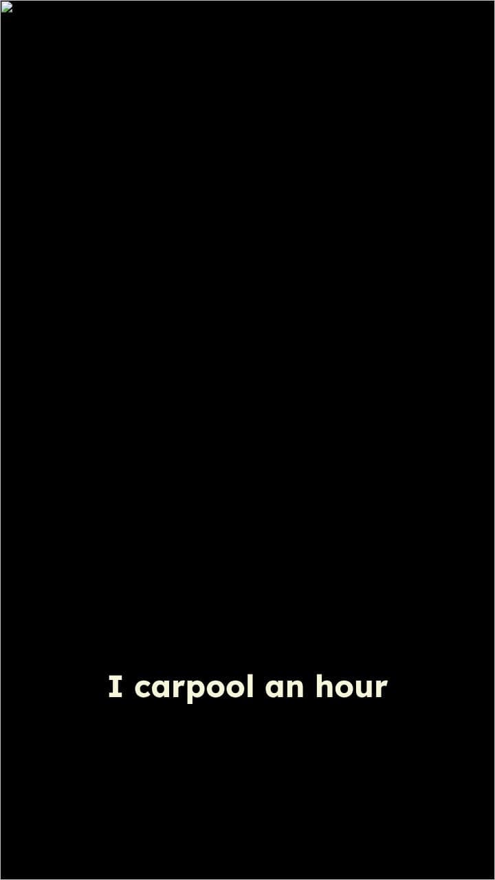 Carpool Dilemma Over Emergency Situation