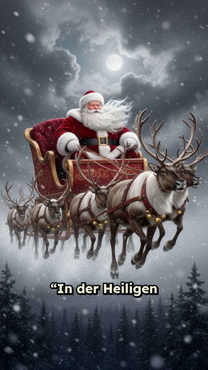 Das Mädchen rettet Weihnachten