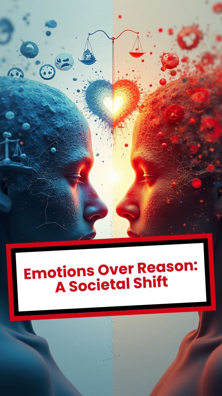 Emotions Over Reason: A Societal Shift