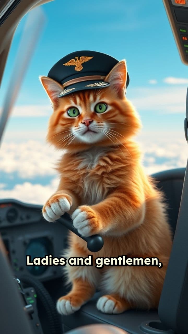 Captain Whiskers Takes Flight