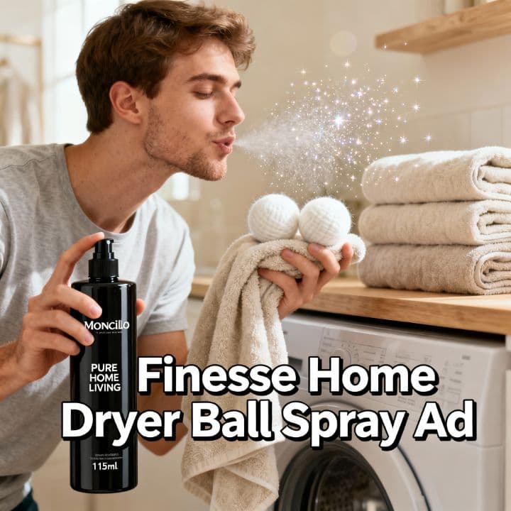 Finesse Home Dryer Ball Spray Ad