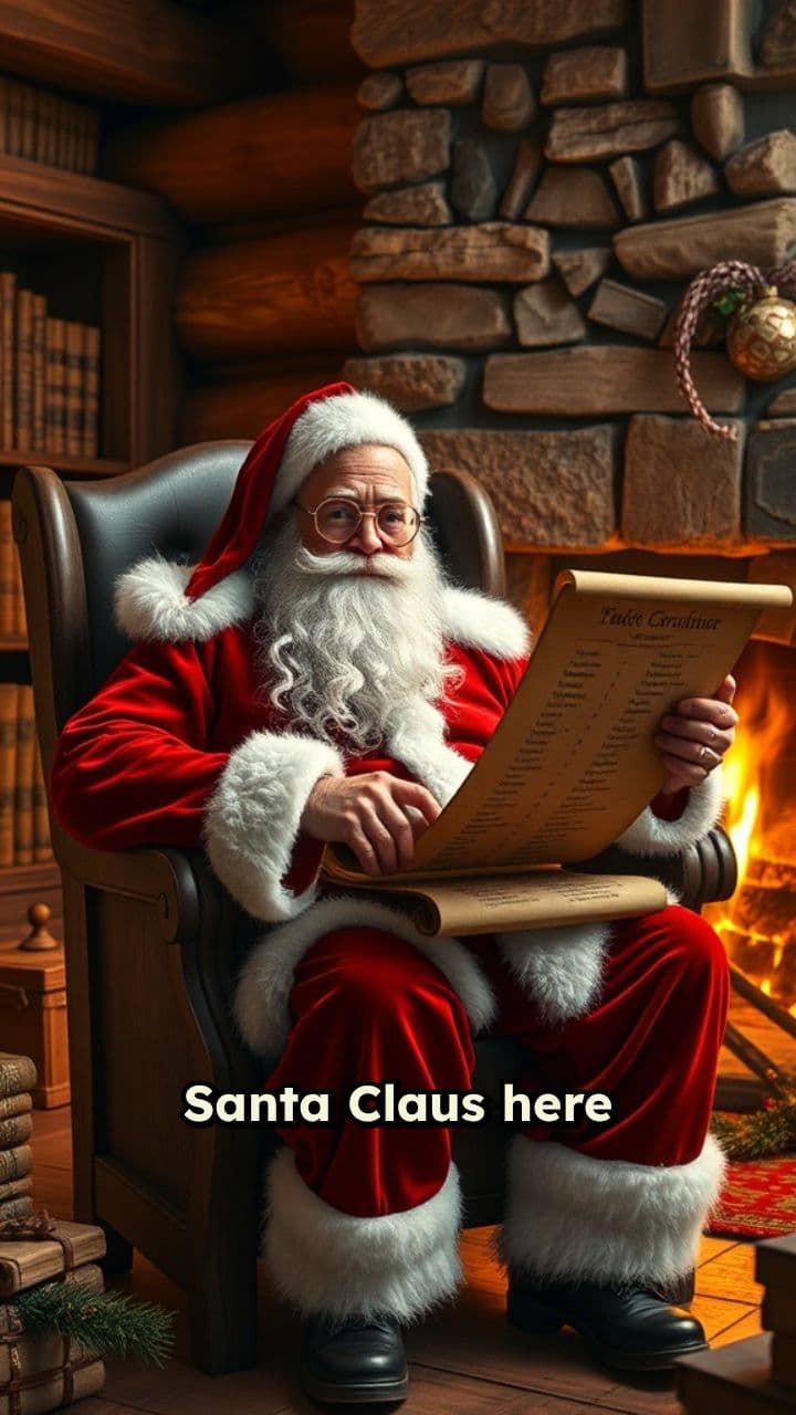 Santa’s Christmas Message for Óliver and Maia