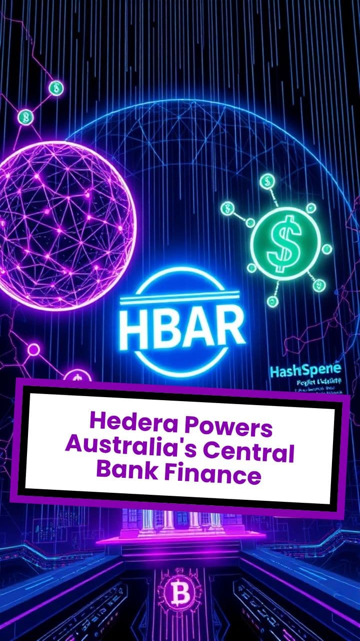 Hedera Powers Australia's Central Bank Finance