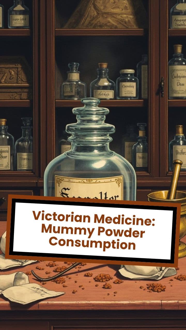 Victorian Medicine: Mummy Powder Consumption