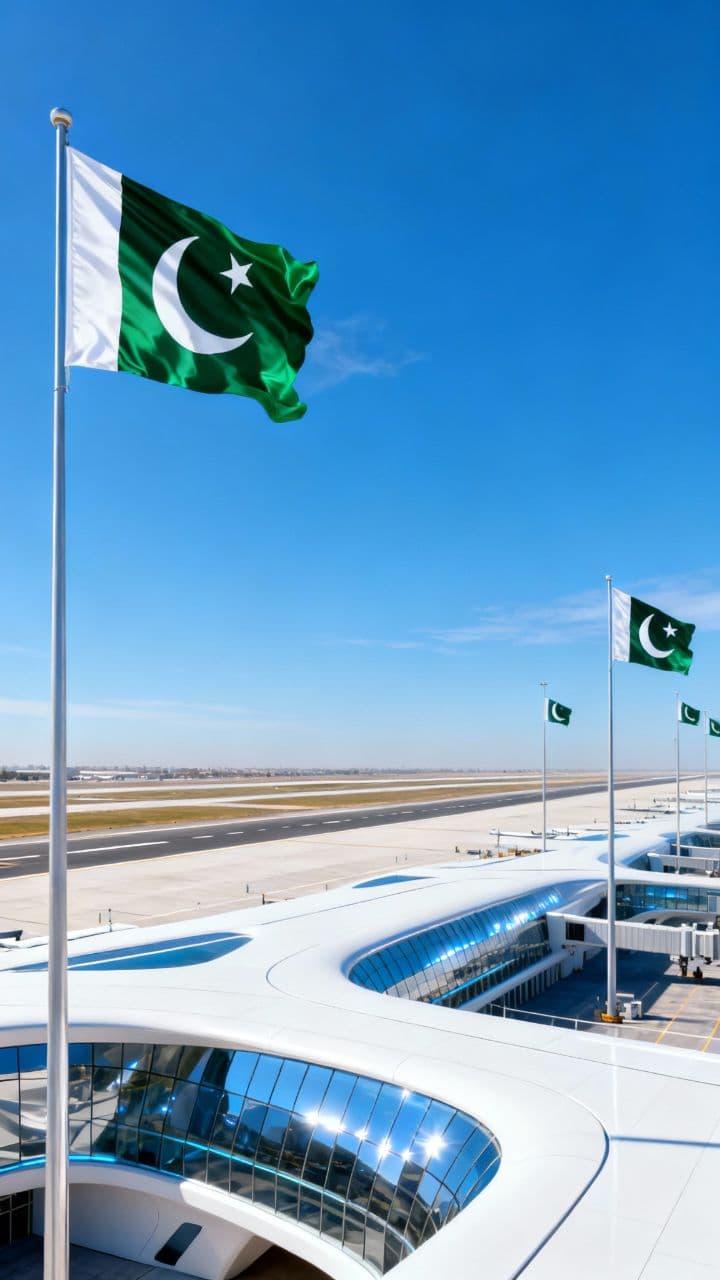 Futuristic Allama Iqbal International Airport Lahore 2050