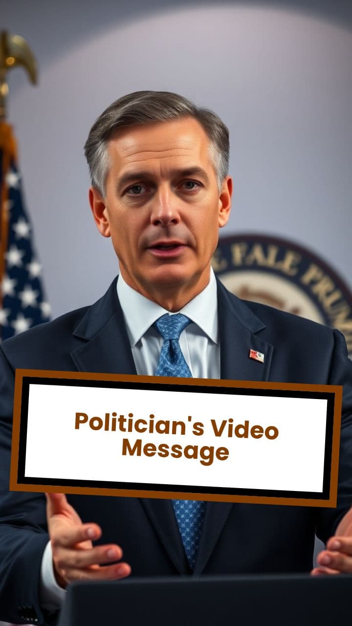 Politician's Video Message