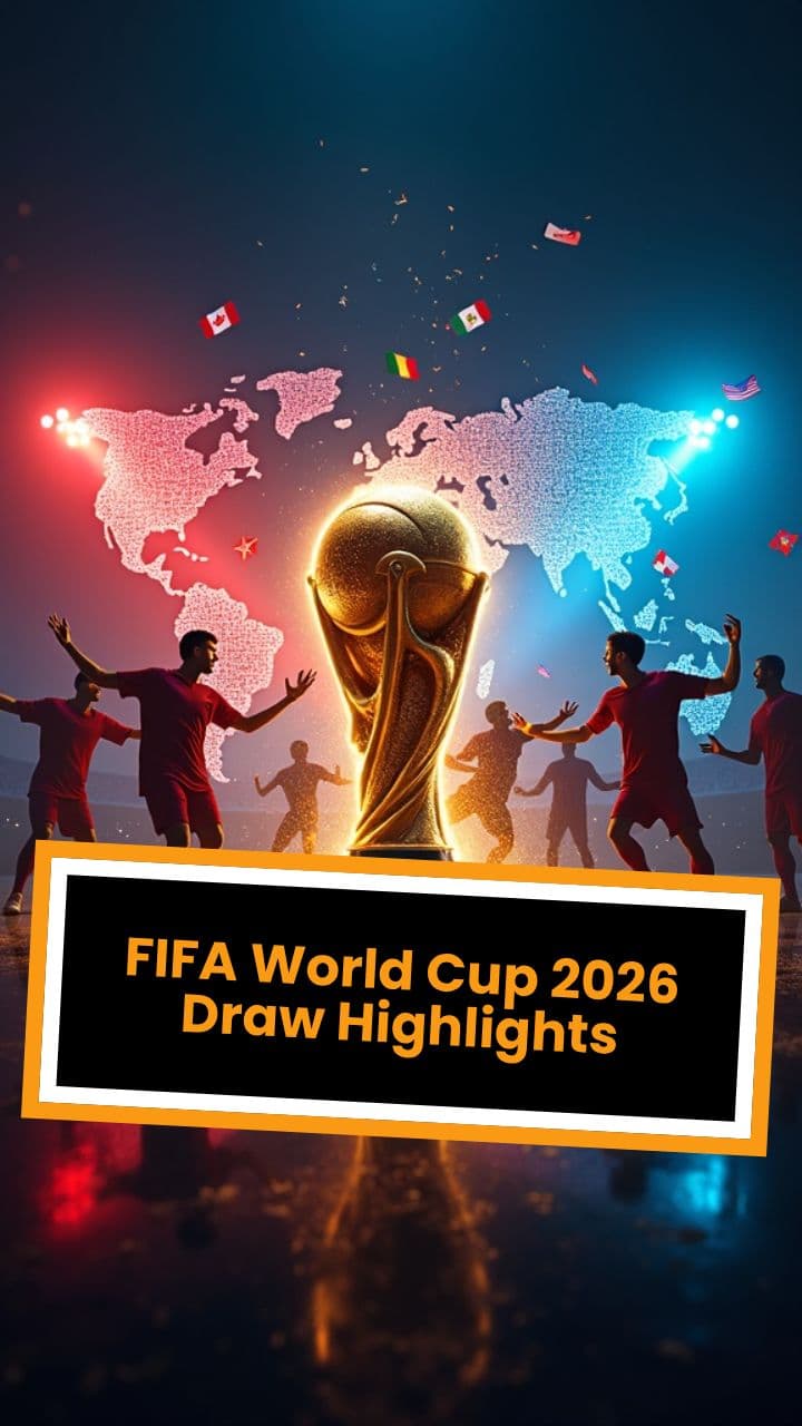 FIFA World Cup 2026 Draw Highlights