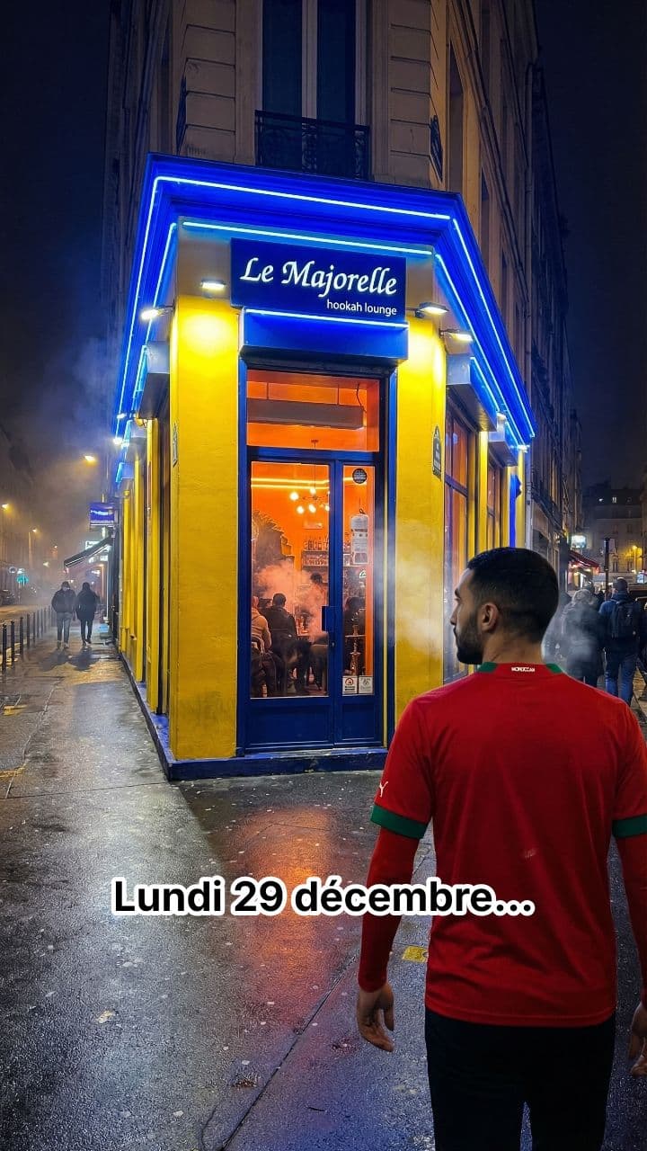 Maroc–Zambie : soirée supporters au Majorelle