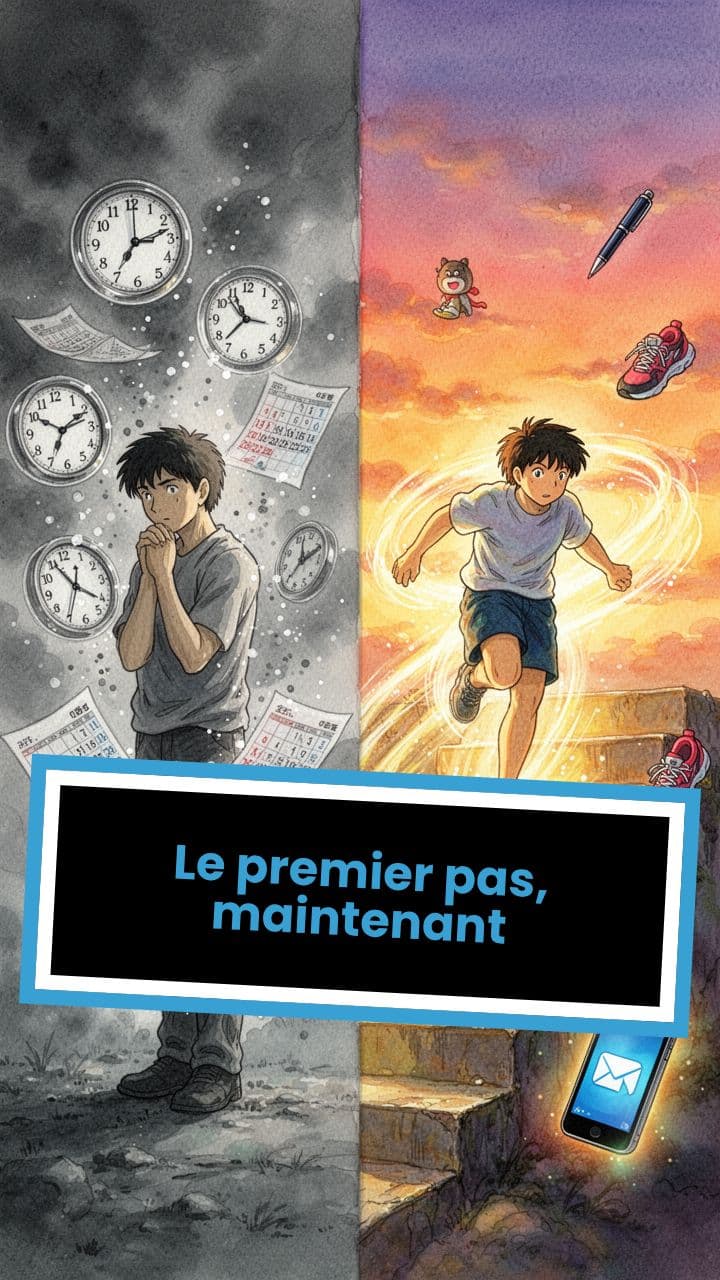 Le premier pas, maintenant