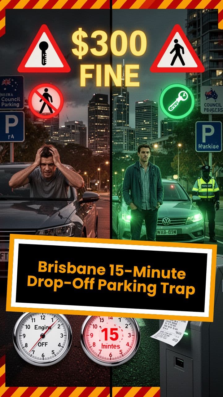 Brisbane 15-Minute Drop-Off Parking Trap