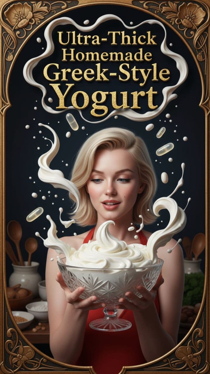 Ultra-Thick Homemade Greek-Style Yogurt