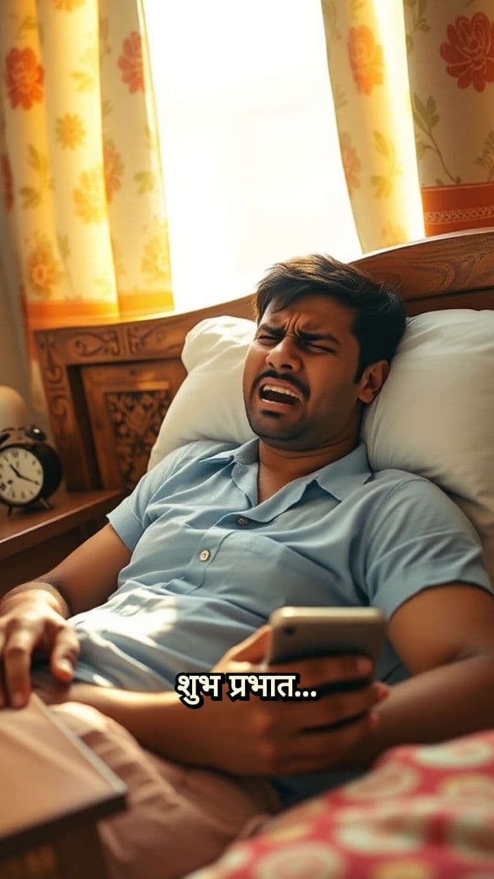 Morning Struggle in India