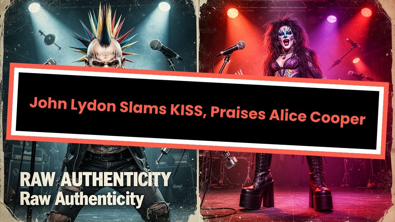 John Lydon Slams KISS, Praises Alice Cooper