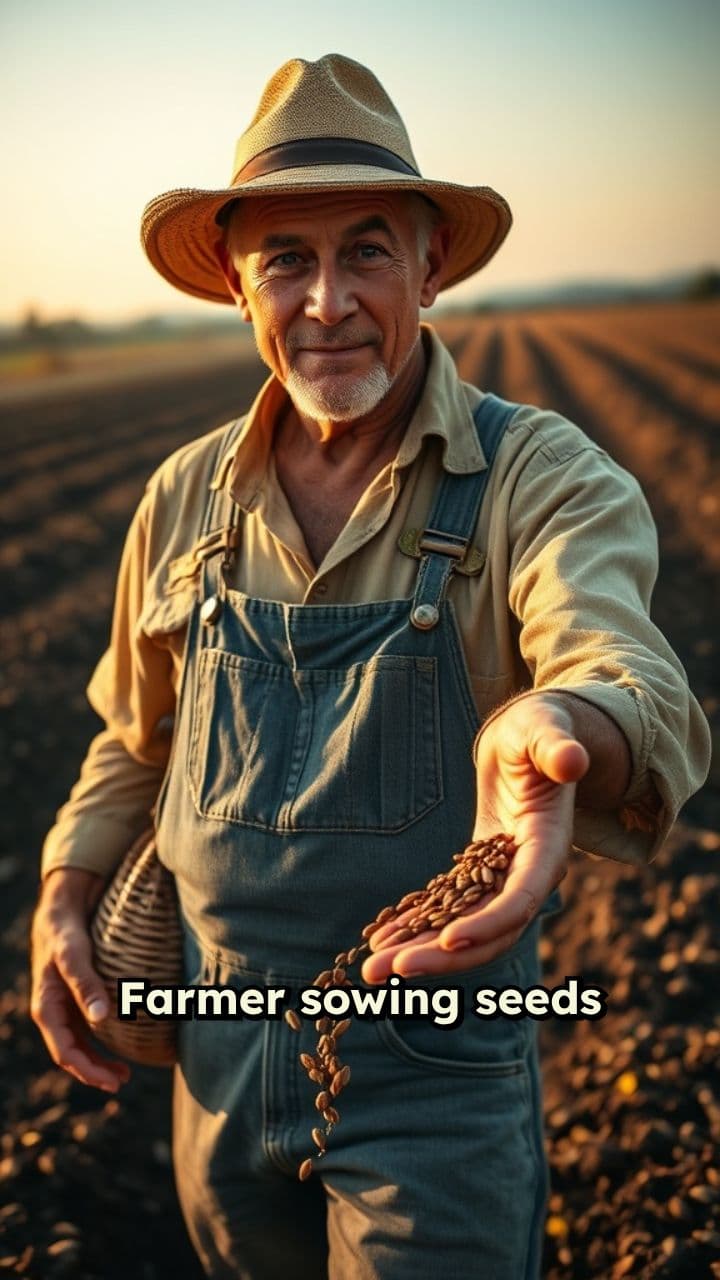 Farmer Sowing Seeds