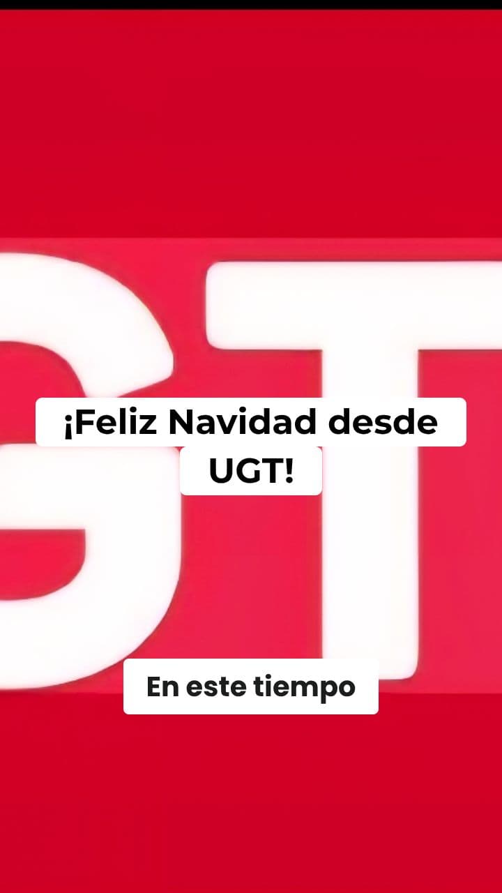 Felicitación Navideña UGT