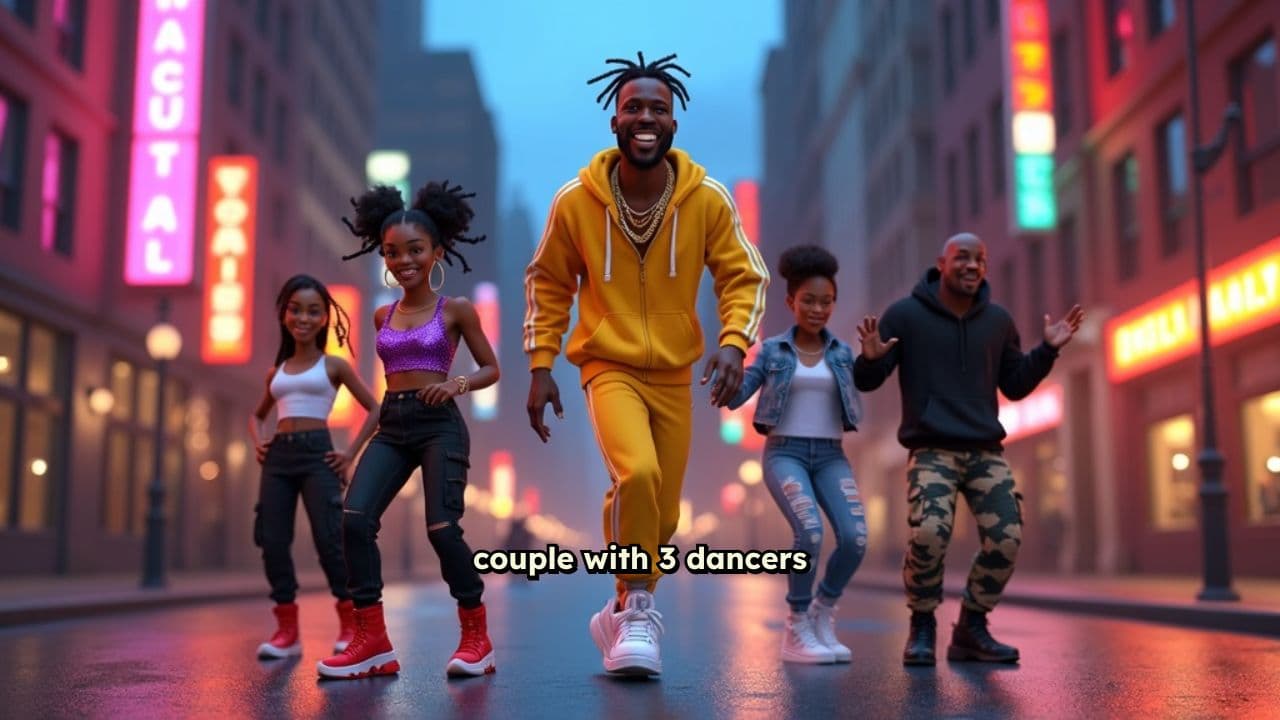 Urban Afro Gangster Dance Performance