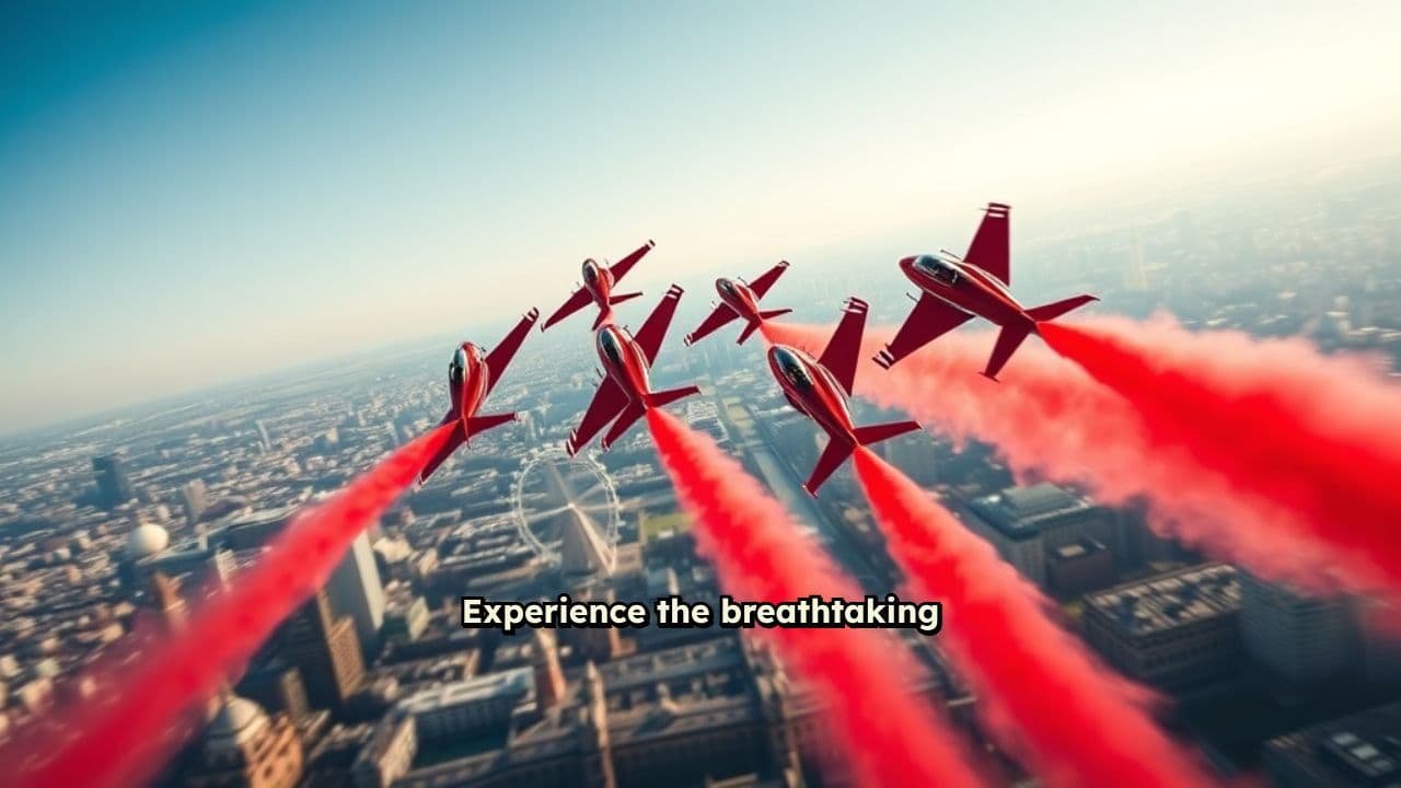Red Arrows London Flypast