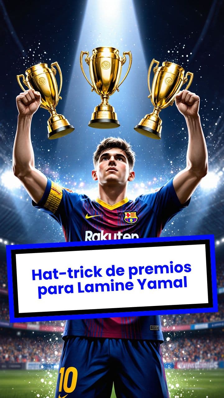 Hat-trick de premios para Lamine Yamal