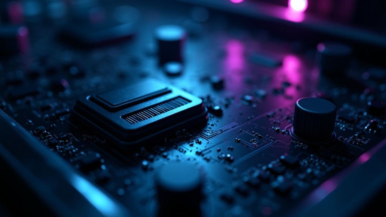 Dark Tech Background