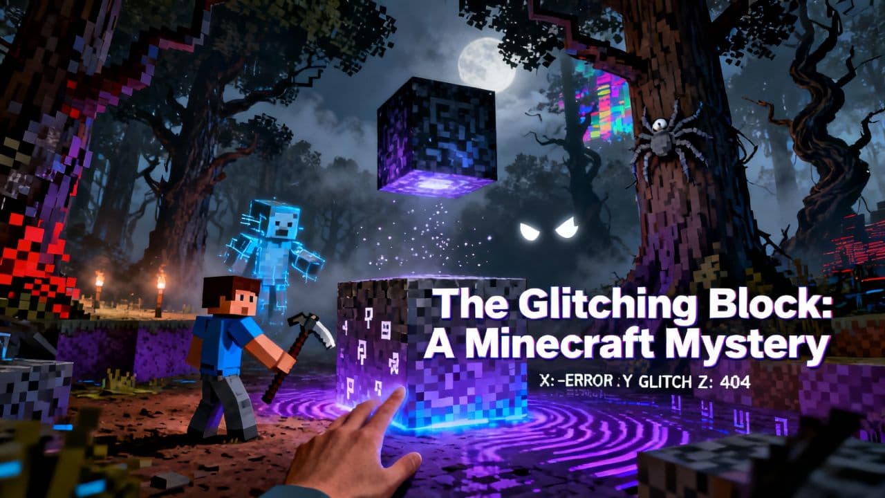 The Glitching Block: A Minecraft Mystery
