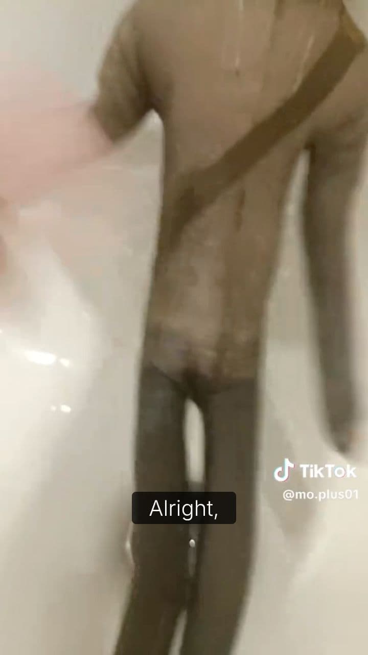 Bath Time for a Lanky Friend