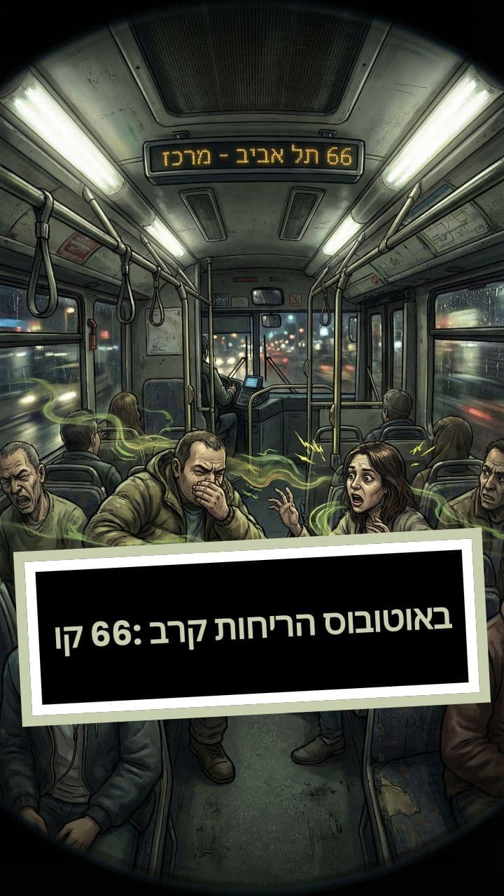 קו 66: קרב הריחות באוטובוס