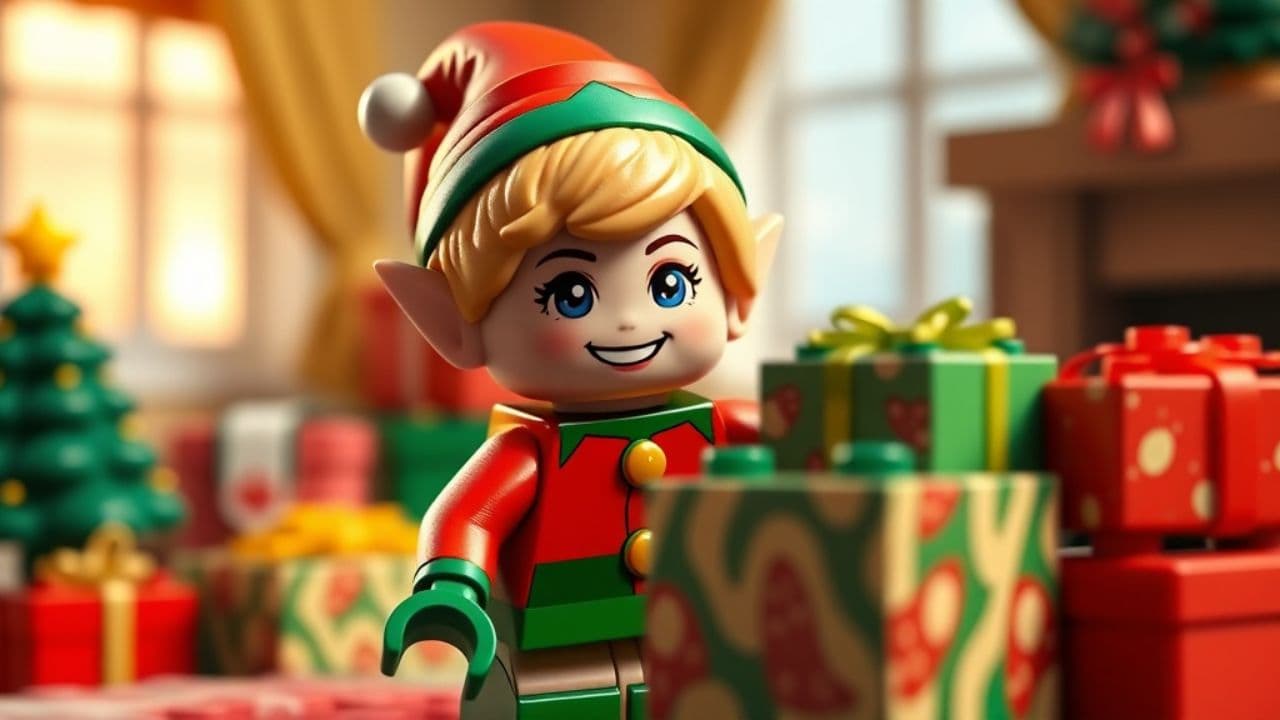 Sleepy Elf's Holiday Mischief